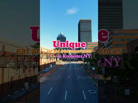 Eat, sip & experience some of Rochester, NY’s most unique dining options!🍴🥂🍕 video thumbnail